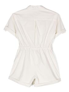 Aspesi Kids Romper met gestrikte taille - Beige