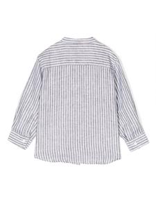 ilgufo Il Gufo Shirt met bandkraag - Grijs