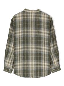 ilgufo Il Gufo Geruit shirt - Groen