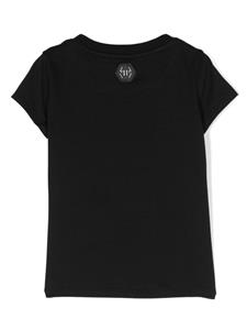 philipppleinjunior Philipp Plein Junior T-shirt met print - Zwart