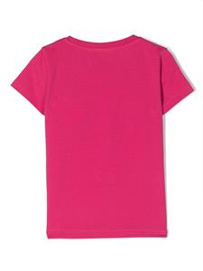 philipppleinjunior Philipp Plein Junior Shirt met logoprint - Roze