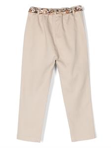 zhoe&tobiah Zhoe & Tobiah Broek met dierenprint - Beige