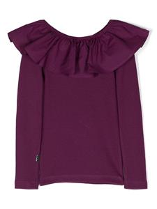 Molo Top met ruchekraag - Paars