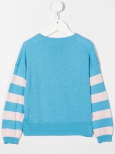 chiaraferragnikids Chiara Ferragni Kids Sweater met Eyelike-print - Blauw