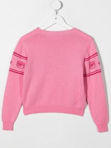 Chiara Ferragni Kids Intarsia trui - Roze