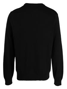pspaulsmith PS Paul Smith Trui met zebrapatch - Zwart