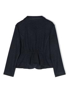 Il Gufo Blazer met enkele rij knopen - Blauw