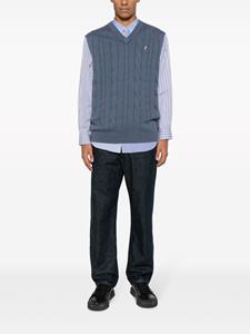 pspaulsmith PS Paul Smith Hemd met geborduurd logo - Blauw