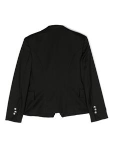 Balmain Kids Blazer met dubbele rij knopen - Zwart