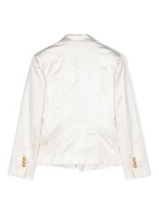 balmainkids Balmain Kids Blazer met dubbele rij knopen - Wit