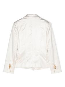 Balmain Kids Blazer met dubbele rij knopen - Wit