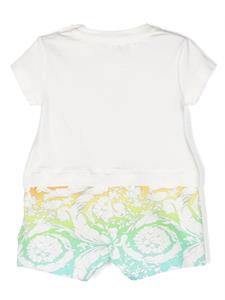 versacekids Versace Kids Babypakje met logoprint - Wit