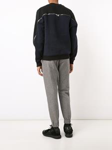 Mostly Heard Rarely Seen zipped sleeves sweatshirt - Zwart