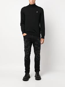 philippplein Philipp Plein Coltrui van merinowol - Zwart