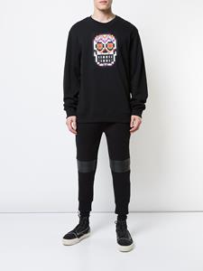 mostlyheardrarelyseen8-bit Mostly Heard Rarely Seen 8-Bit Muertos Skull sweater - Zwart