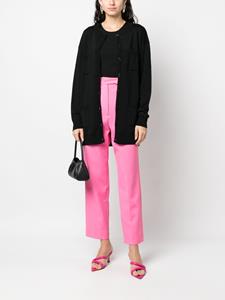 Moschino Vest met jacquard - Zwart