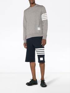 thombrowne Thom Browne grey Classic Sweatshirt With Engineered 4-Bar In Classic Loop Back - Grijs