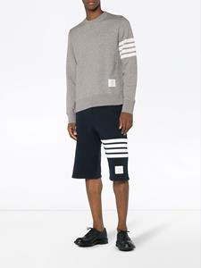 Thom Browne grey Classic Sweatshirt With Engineered 4-Bar In Classic Loop Back - Grijs