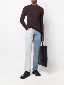 maisonmargiela Maison Margiela Trui met contrasterend stiksel - Bruin