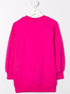 msgmkids MSGM Kids Sweaterjurk met logoprint - Roze