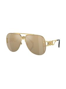 versaceeyewear Versace Eyewear Zonnebril met piloten montuur - Goud