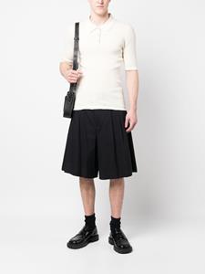 maisonmargiela Maison Margiela Gebreid poloshirt met stiksels - Beige