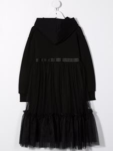 msgmkids MSGM Kids Jurk met capuchon - Zwart
