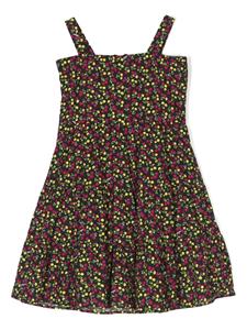 msgmkids MSGM Kids Jurk met bloemenprint - Zwart
