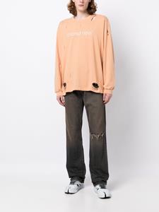 Doublet Sweater met logoprint - Bruin