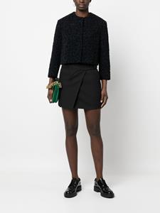 christiandiorpre-owned Christian Dior Pre-Owned 2010s cropped jack met reliëf - Zwart