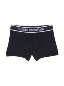 emporioarmanikids Emporio Armani Kids Twee boxershorts met logoband - Blauw