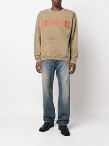 DSQUARED2 Sweater met logoprint - Beige