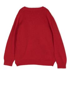 ilgufo Il Gufo Intarsia trui - Rood