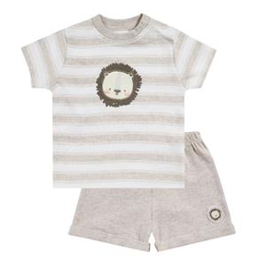 JACKY T-shirt + Shorts LITTL LION ringlets/beige-melange