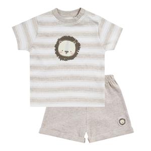 Jacky T-shirt + Shorts LITTL LION ringlets/beige-melange