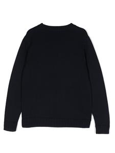 ilgufo Il Gufo Intarsia trui - Blauw