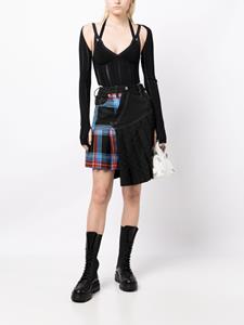charlesjeffreyloverboy Charles Jeffrey Loverboy Asymmetrische wikkelrok - Zwart