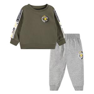 Converse Trui en joggingbroek groen/grijs