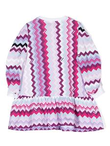 missonikids Missoni Kids Shorts met zigzag-print - Paars