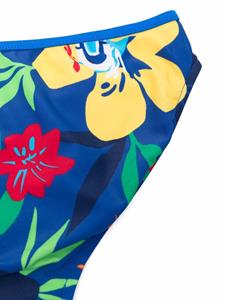 Ralph Lauren Kids Bikini met bloemenprint - Blauw