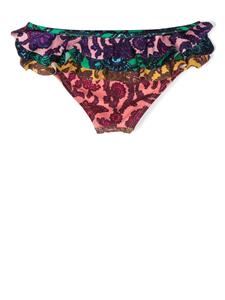 ZIMMERMANN Kids Bikinislip met paisley-print - Geel