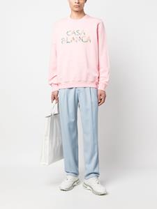 Casablanca Sweater met print - Roze