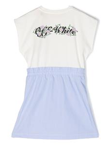 off-whitekids Off-White Kids Jurk met grafische print - Wit