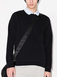 Sunspel Sweater met ronde hals - Zwart