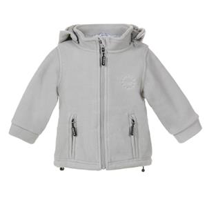 Hooded jack Clima-Fleece zilvergrijs