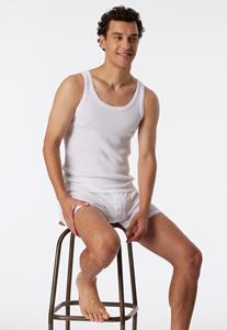 Schiesser Revival Tanktop wit - Revival Friedrich 