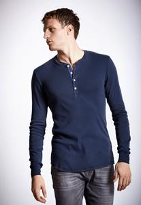 SCHIESSER REVIVAL Langarmshirt SCHIESSER Revival Shirt Karl-Heinz - Langarm-Shirt Baumwolle Herren