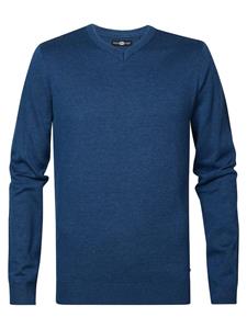 Petrol Male Truien M-3030-kwv200 Knitwear V-neck Basic