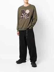 mastermindjapan Mastermind Japan Sweater met doodskopprint - Groen