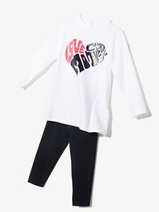 monclerenfant Moncler Enfant Set met print - Wit
